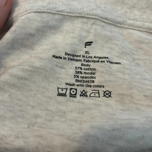 Fabletics men’s gray long sleeve performance t-shirt size XL - Picture 7 of 7